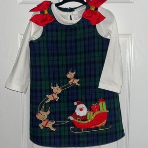 Rare Editions toddler girls Christmas 🎄 dress size 24 months. NWT